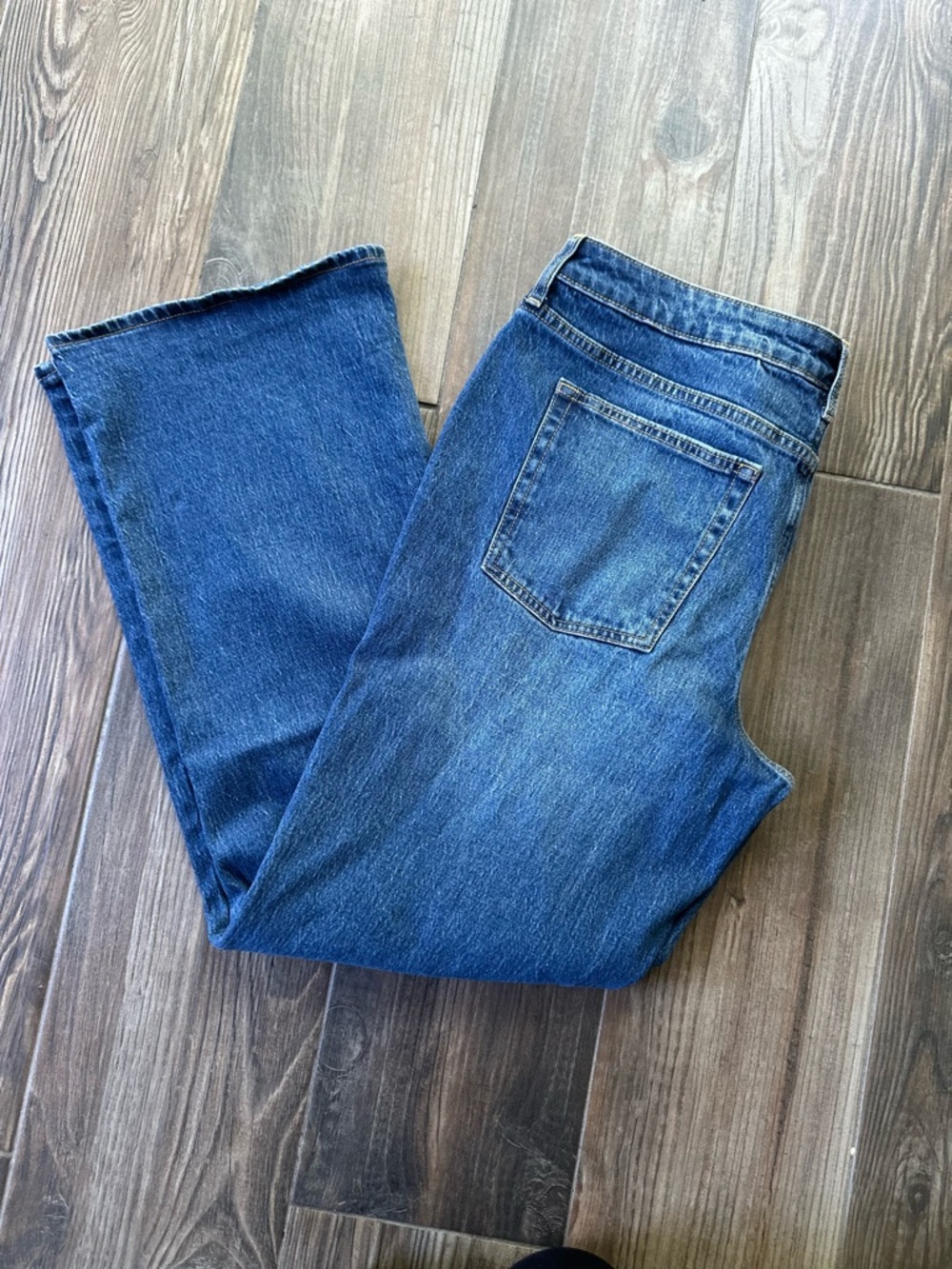 Free Assembly Mid Rise Bootcut Jeans - Blue - Picture 3 of 13